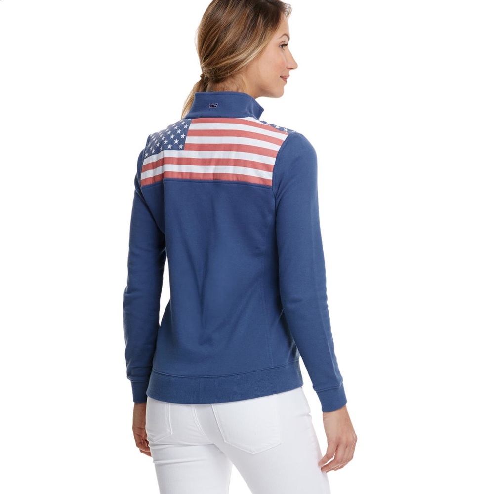 NWOT Vineyard Vines American Flag Shep Shirt
